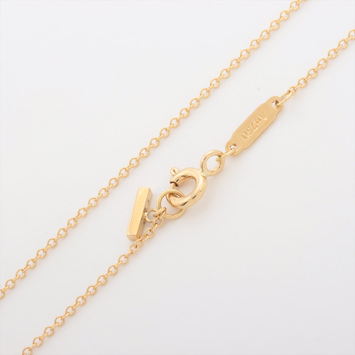 Tiffany T Smile Mini Necklace 750(YG) 2.9g
