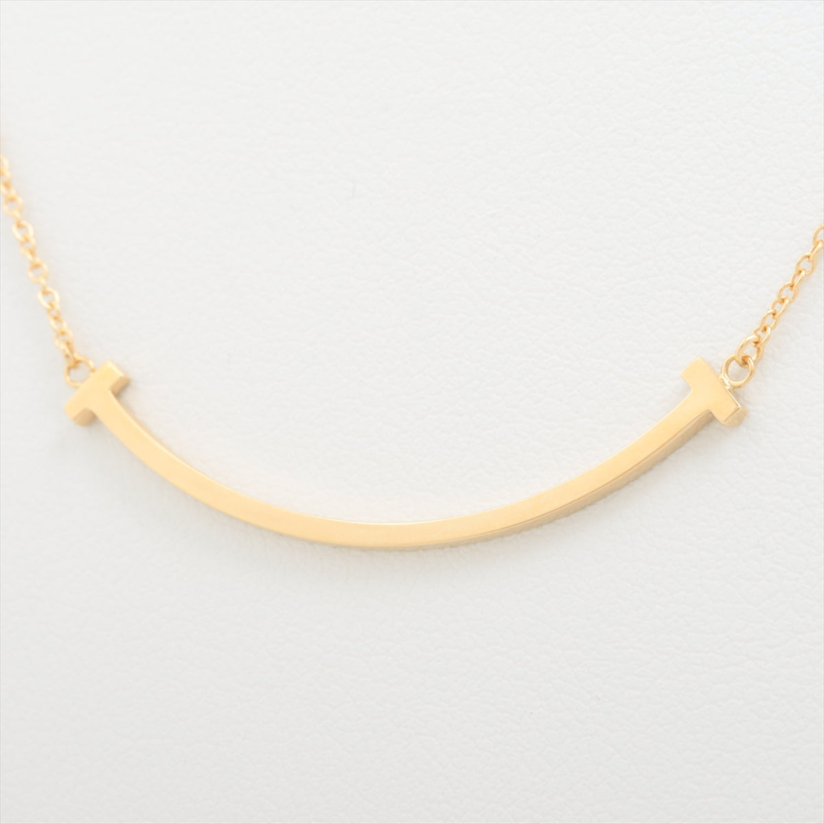 Tiffany T Smile Mini Necklace 750(YG) 2.9g