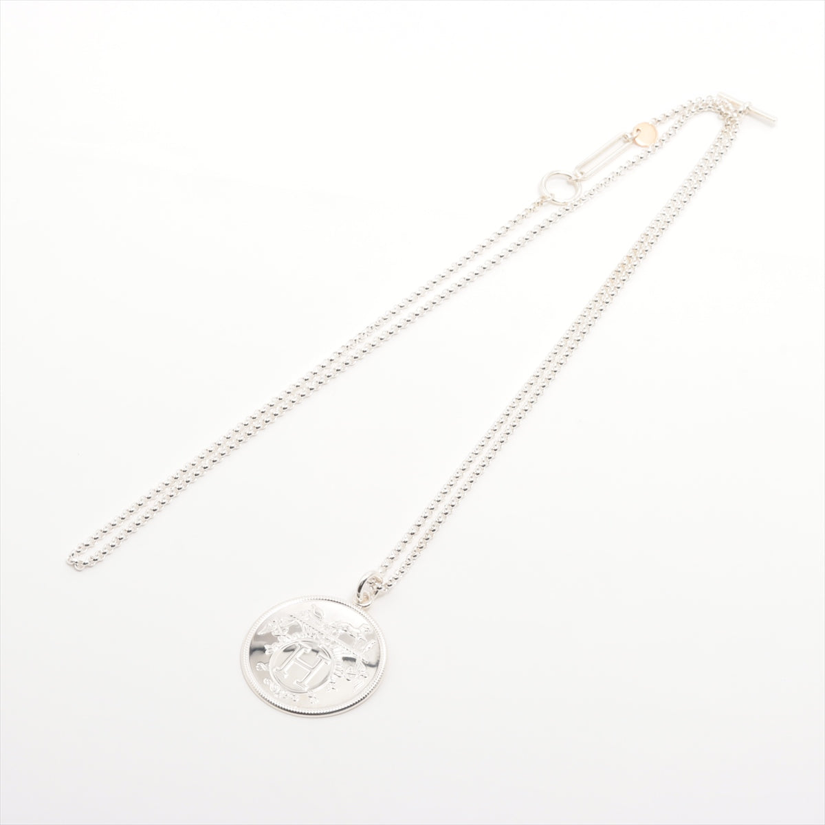Hermès X-LiBliss GM Long necklaces 925×750 52.4g Gold × Silver