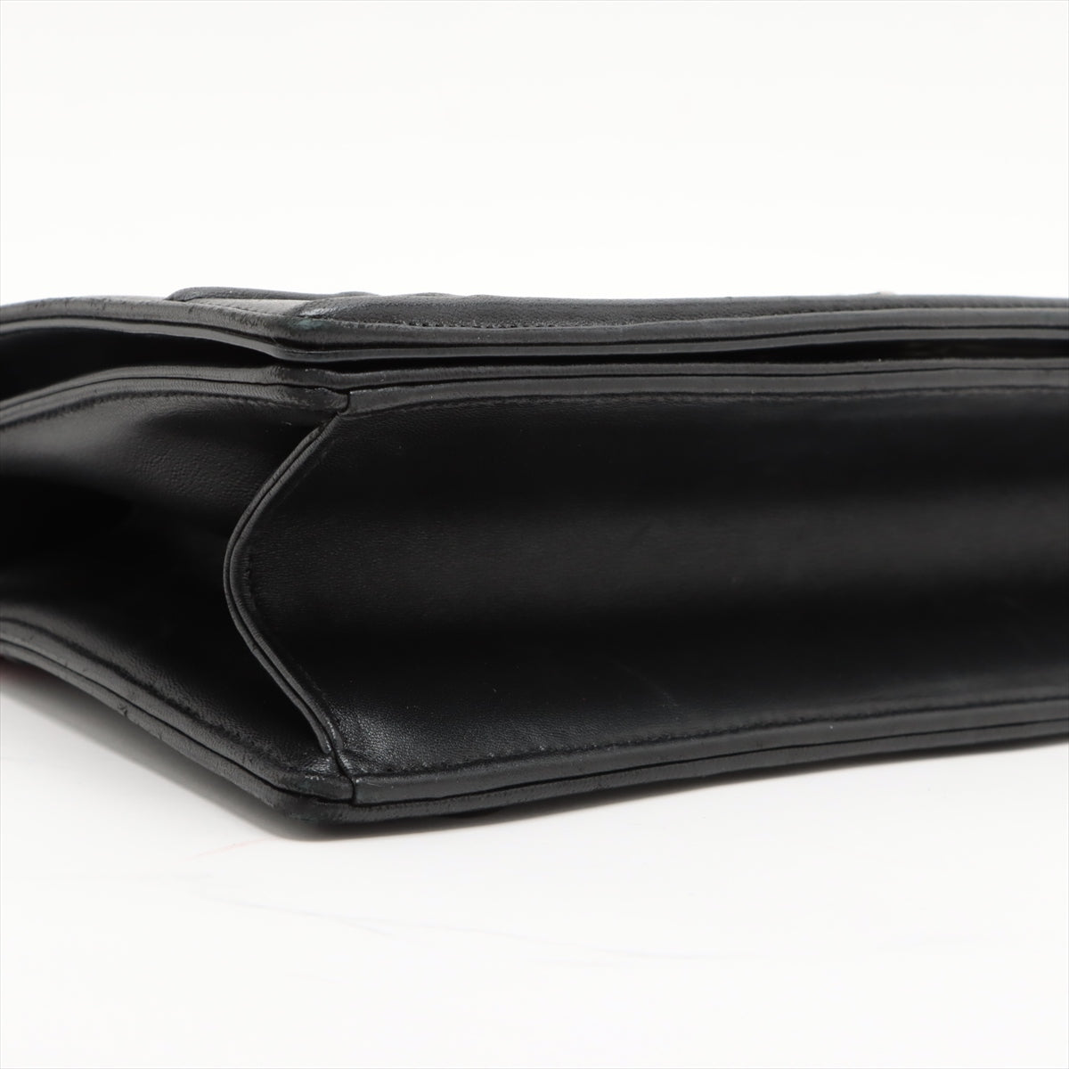 Christian Dior Diorama Sequins x leather Chain shoulder bag Black