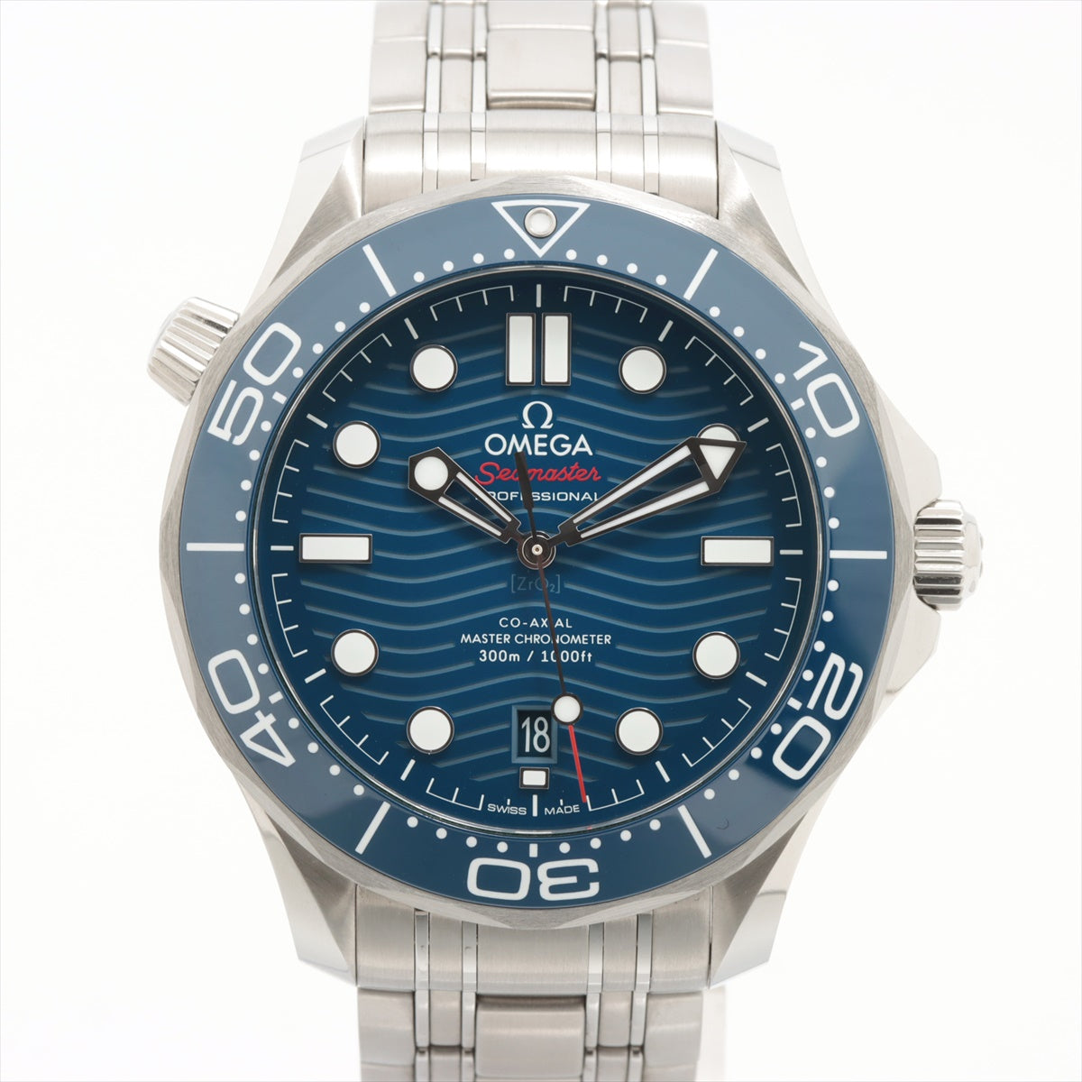 Omega Seamaster Coaxial Master chronometer 210.30.42.20.03.001 SS AT Blue-Face Extra Link 4
