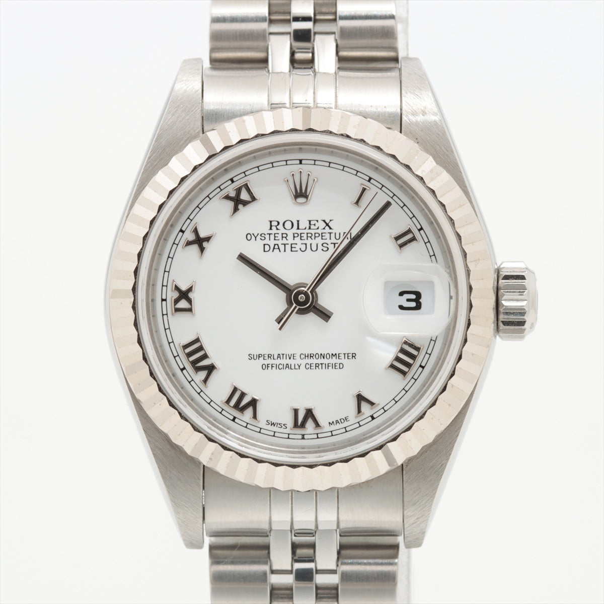 Rolex Datejust 79174 P551775 SS×WG AT White-Face Extra-Link 5