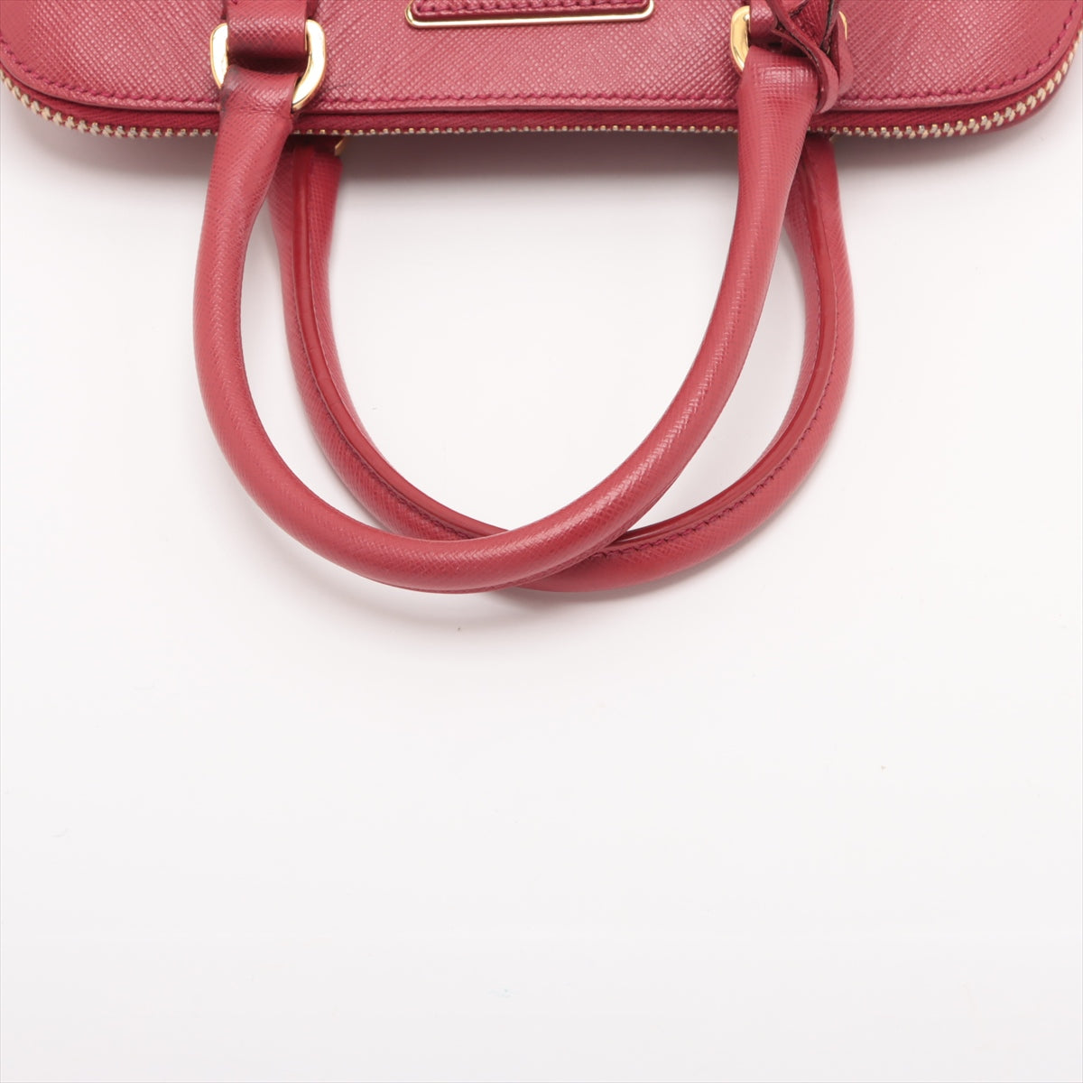 Prada Saffiano Lux 2way handbag Red 1BA838