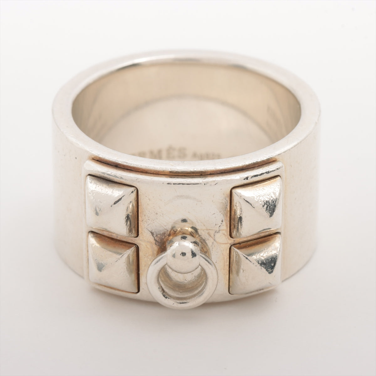 Hermès Collier de Chien rings 56 925 17.6g Silver