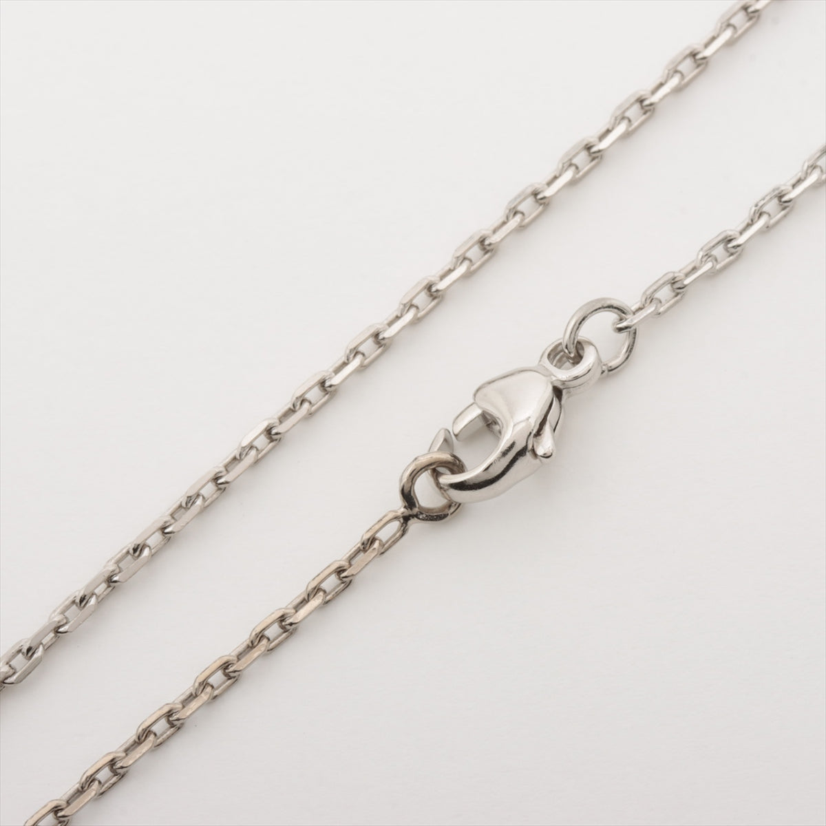 Hermès Mini Pop Ash H Necklace metal Silver Greige
