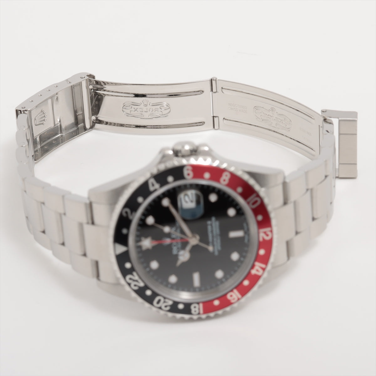 Rolex GMT Master II 16710LN SS AT Black-Face  With replacement bezel
