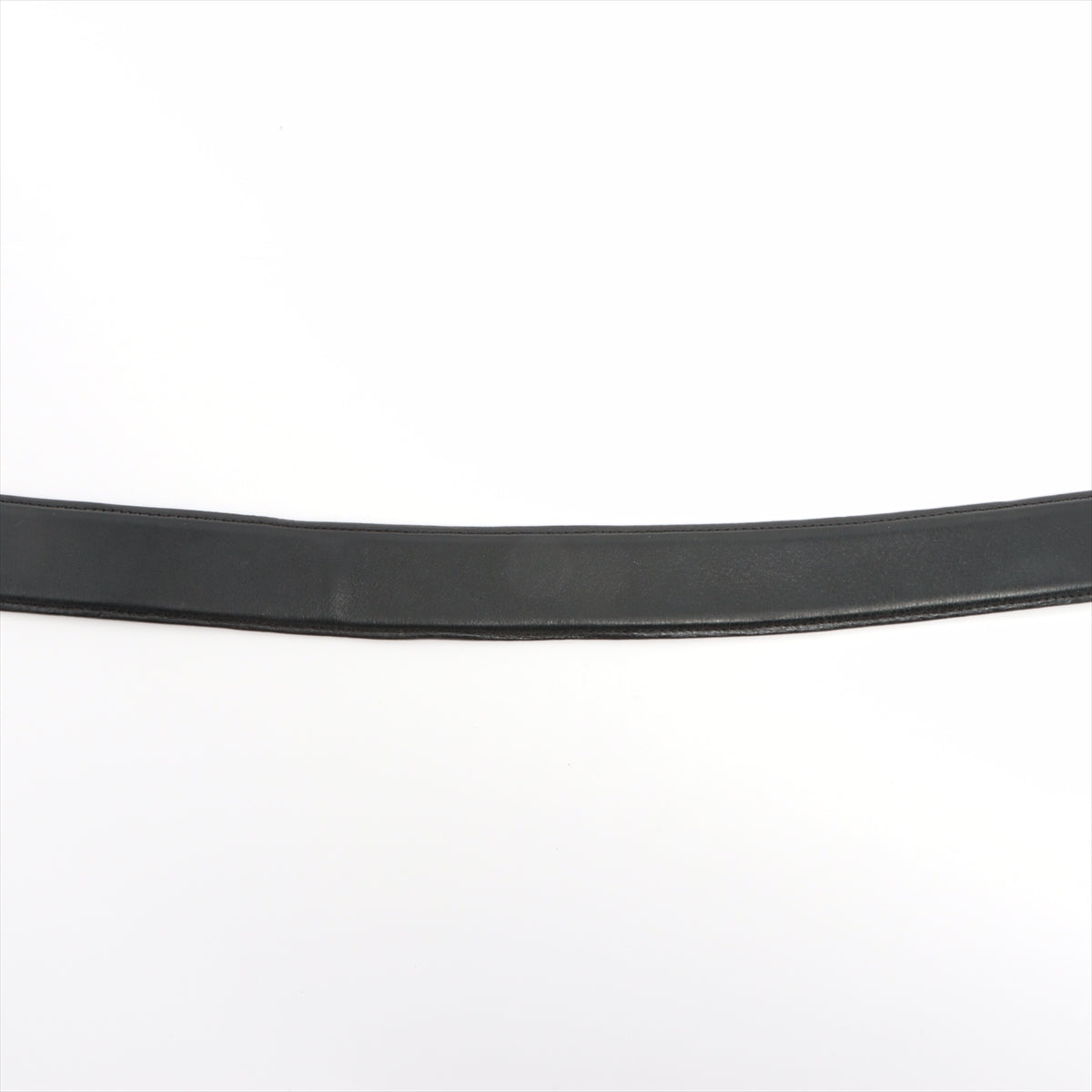 Chrome Hearts classic 3pc Belt Leather & 925 size 34 Black × Silver