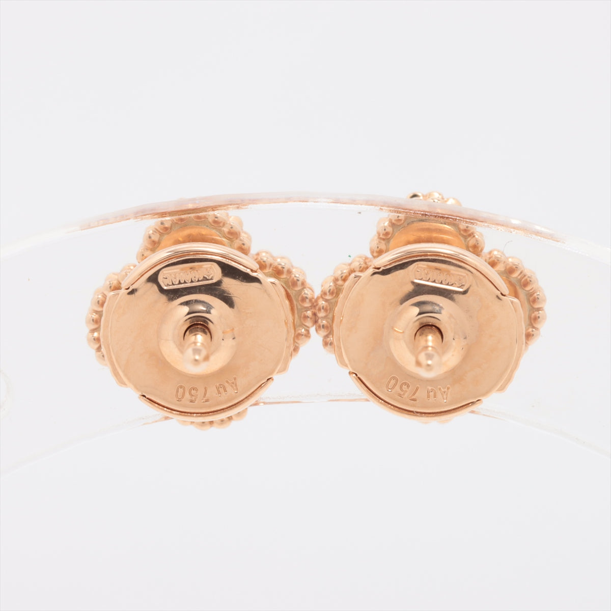 Van Cleef & Arpels Sweet Alhambra Carnelian Piercing jewelry 750(PG) 2.6g