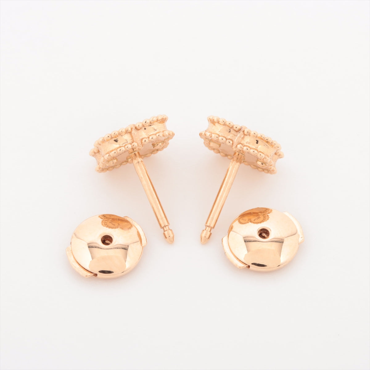 Van Cleef & Arpels Sweet Alhambra Carnelian Piercing jewelry 750(PG) 2.6g