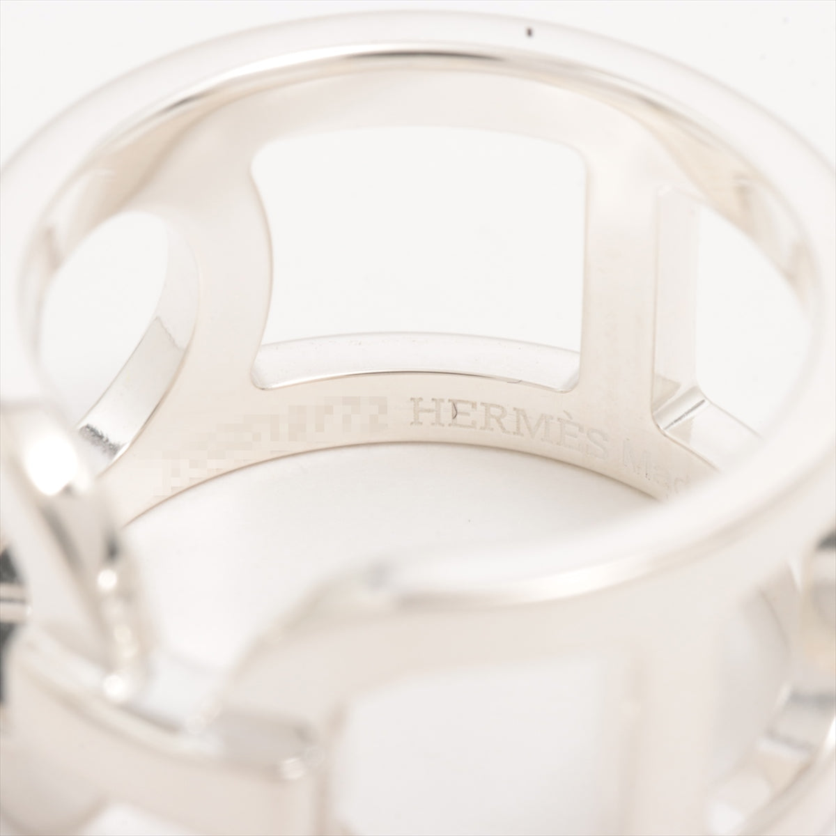 Hermès Everchaine Duncle rings 50 925 5.8g Silver