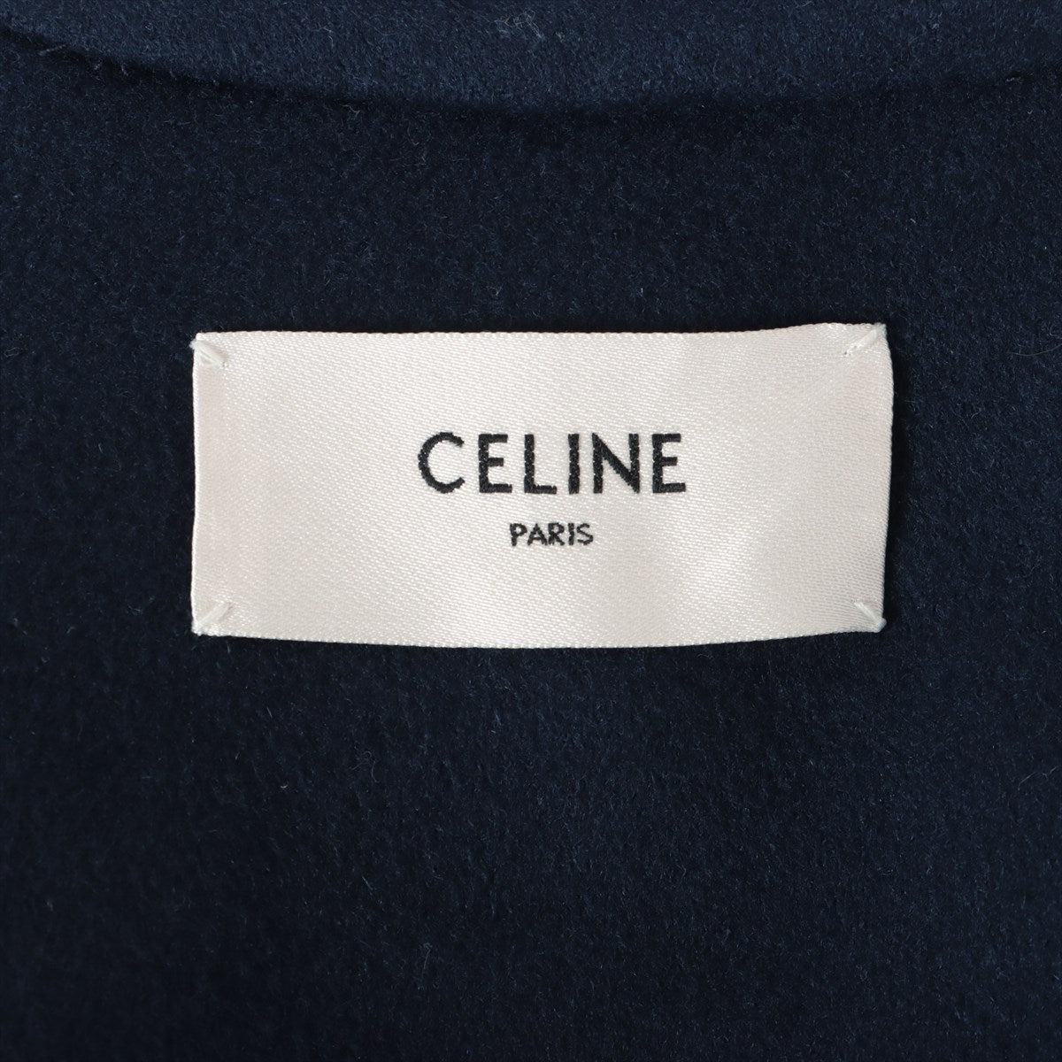 CELINE Eddie period Cashmere Jacket 34 Ladies' Navy blue  2V69J6700