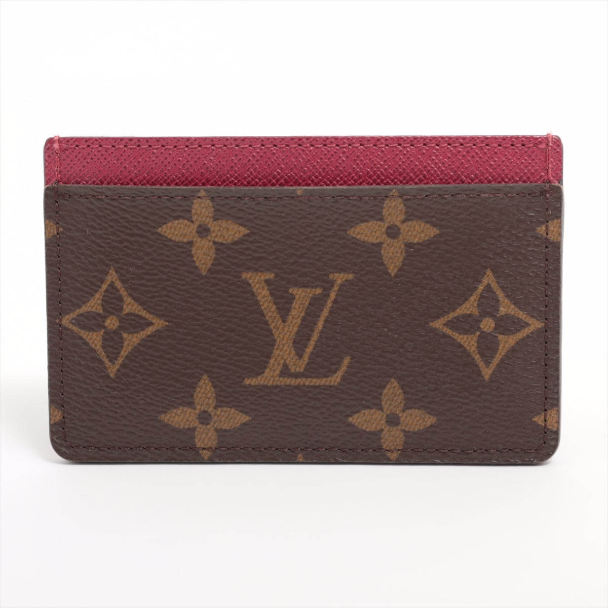 Louis Vuitton Monogram Porte Cartes Sampur M60703 Fuschia Card case