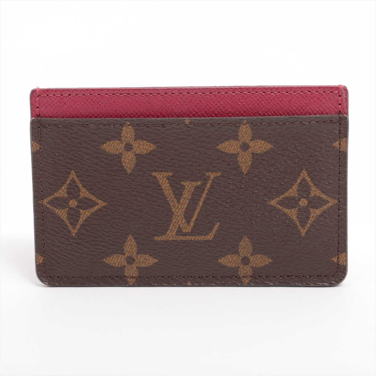 Louis Vuitton Monogram Porte Cartes Sampur M60703 Fuschia Card case