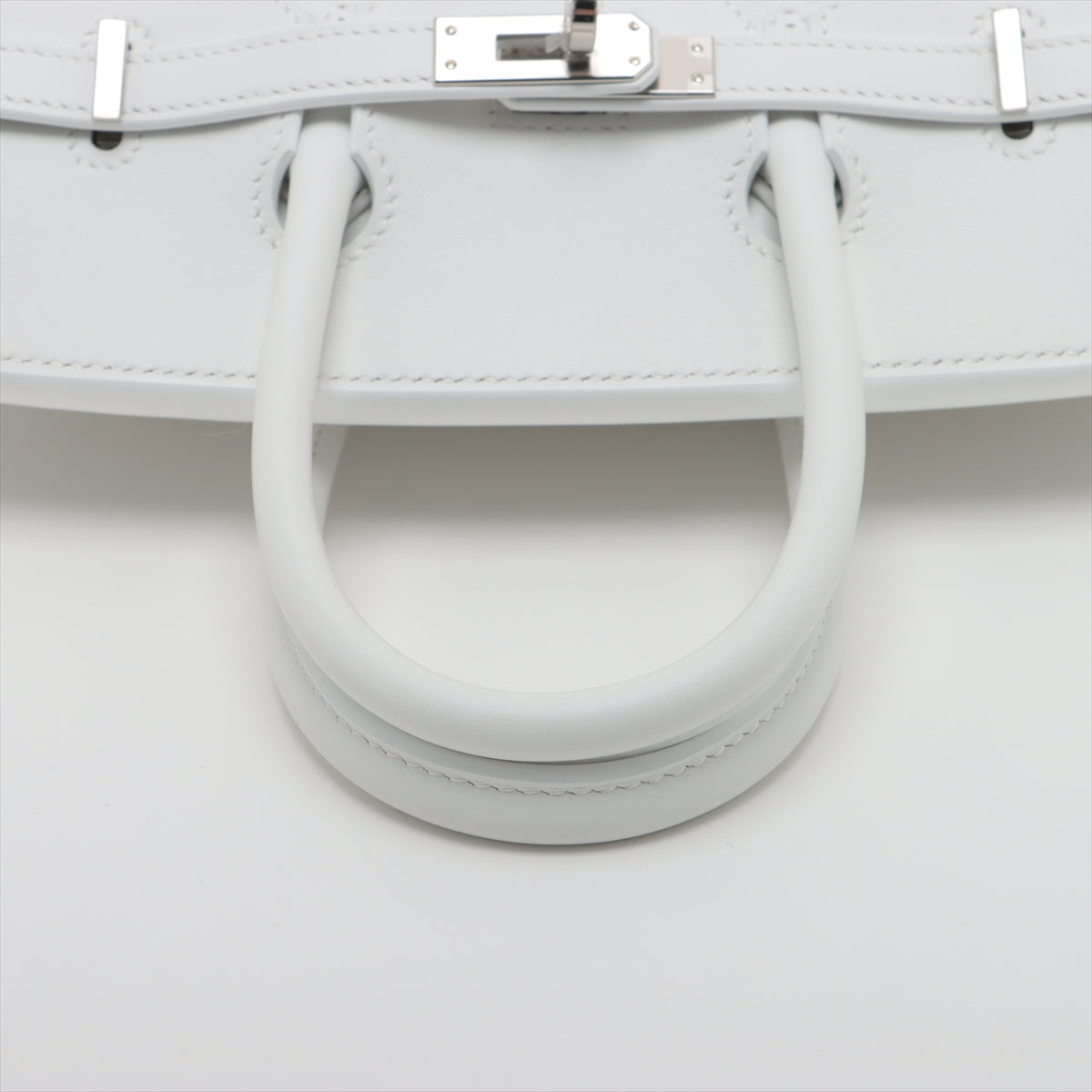 Hermès Birkin 25 Swift NEW WHITE Silver Metal fittings B: 2023