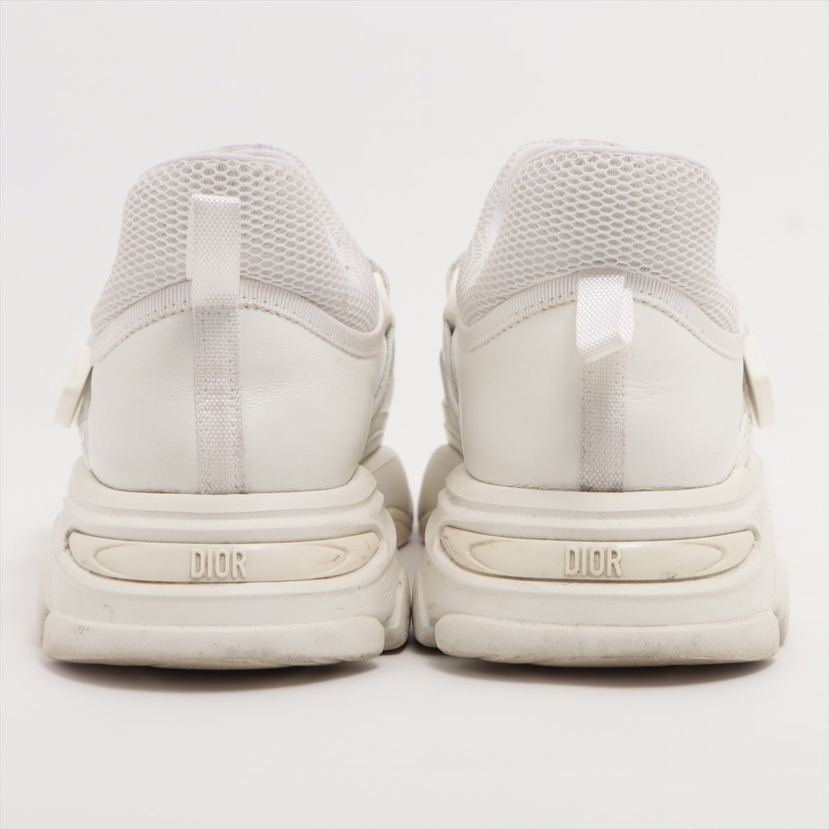 Christian Dior Leather Sneakers 36 1/2 Ladies' White D-WANDER