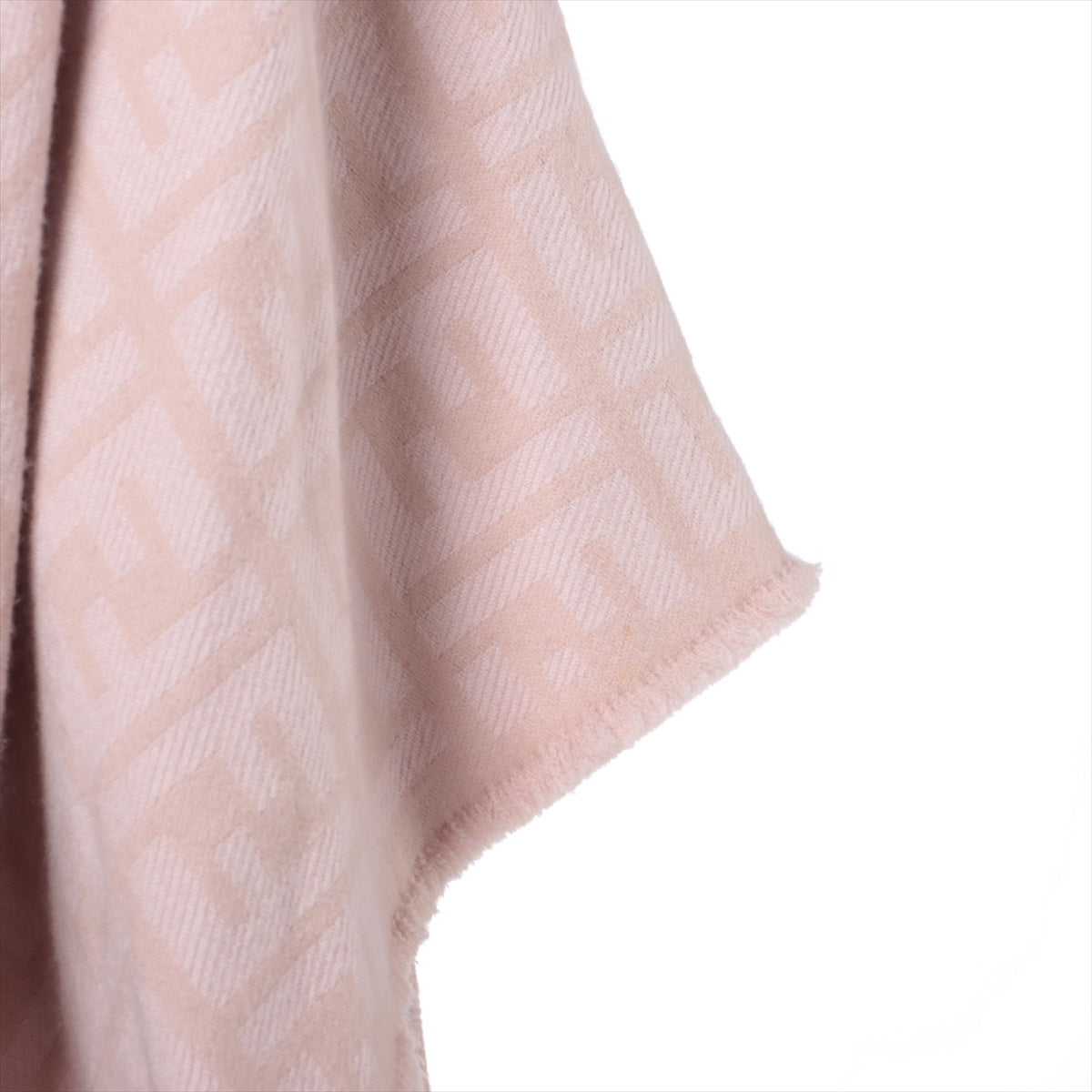 Fendi ZUCCa Wool & silk Poncho TU Ladies' Pink   FXX713