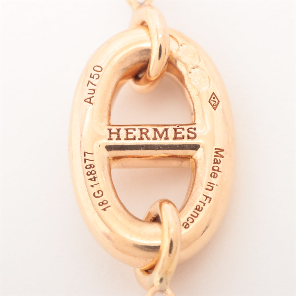 Hermès Chaîne d'Ancre Farandole Necklace 750(PG) 34.5g