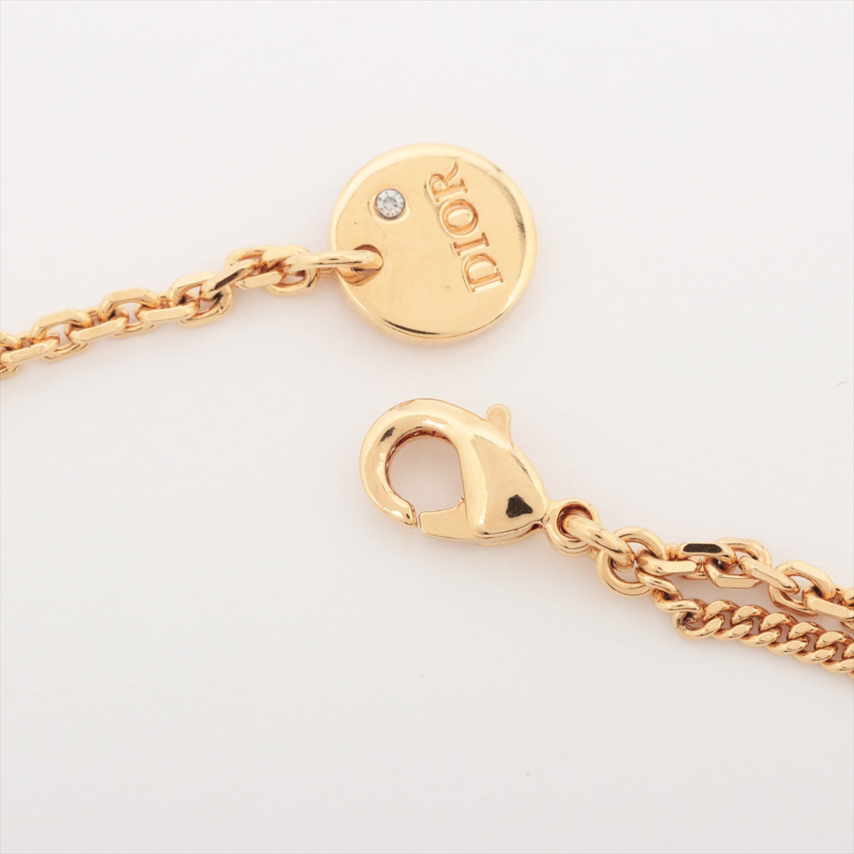 DIOR Petit CD Petit CD Bracelet GP×inestone Gold Wears Star 2 chain