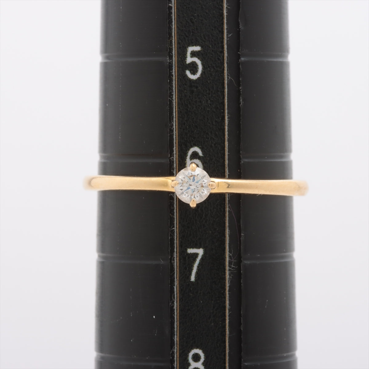 ete diamond rings K18(YG) 0.8g 0.06