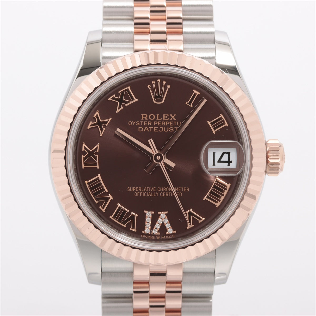 Rolex Datejust 278271 SS×PG AT Chocolate-Face Extra Link 2