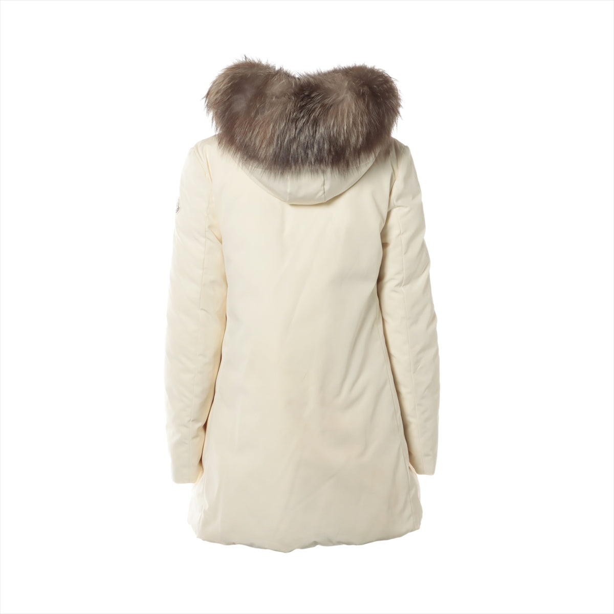Moncler 18 years Polyester×cotton Down coat 0 Ladies' Ivory  BARTRAMIFUR