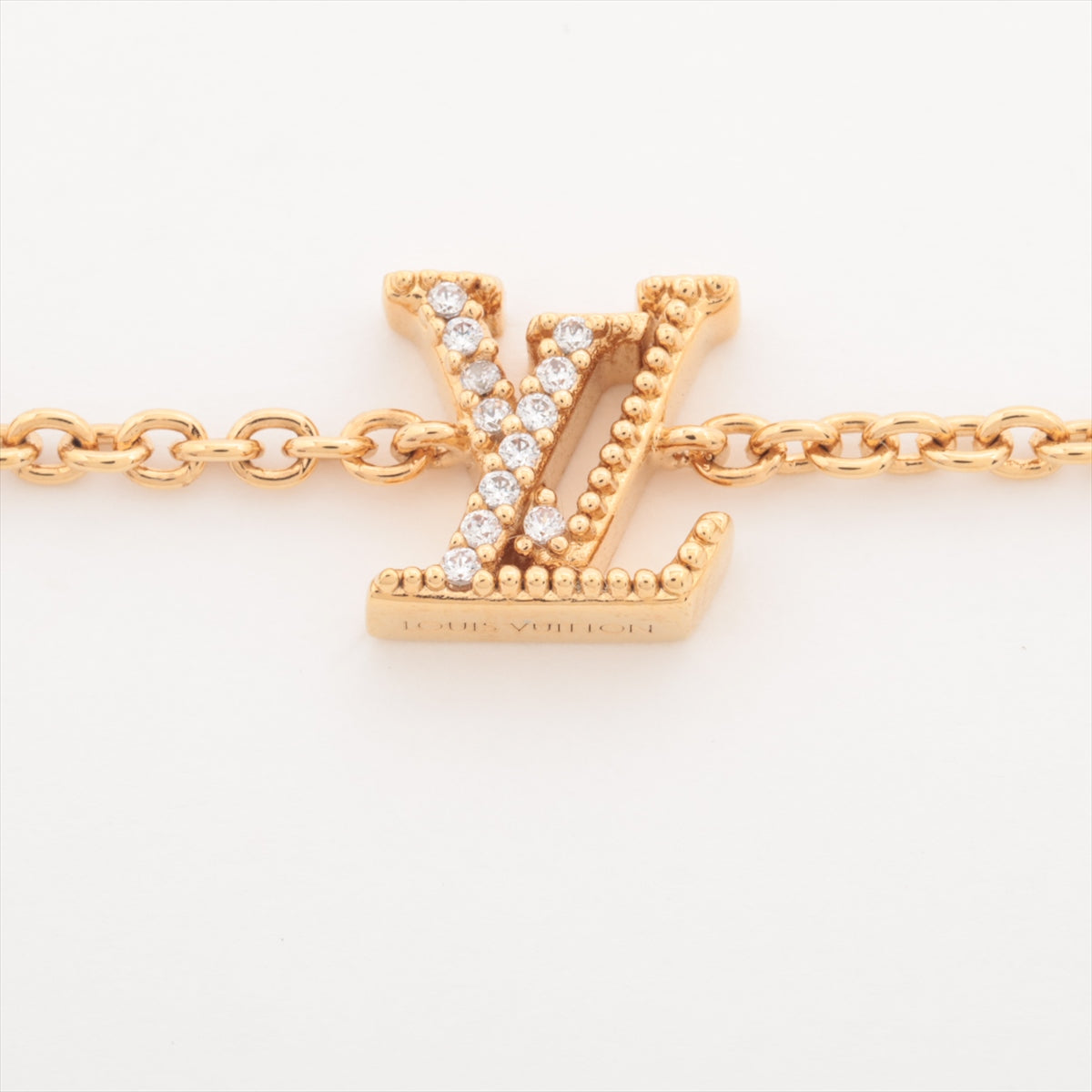 Louis Vuitton M00587 Brasserie LV Iconic TE2242 Bracelet GP×inestone Gold