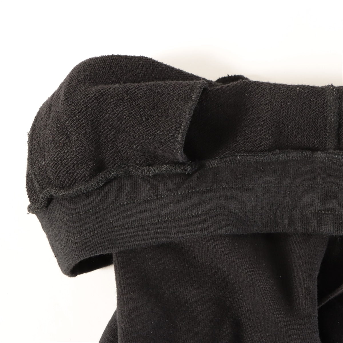 Chrome Hearts Y NOT Sweatpants Cotton & polyurethane size L Black  Dagger zip Leather patches Shorts