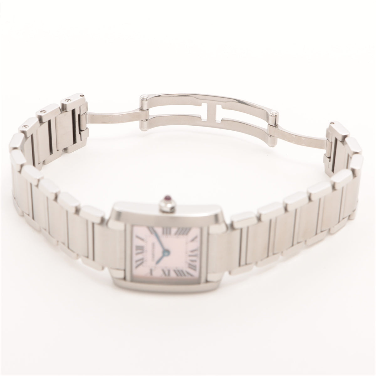 Cartier Tank Francaise W51028Q3 SS QZ Pink-Face Extra-Link3