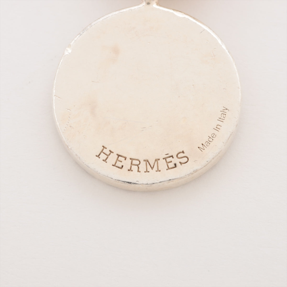 Hermès Necklace 925 10.0g Silver Amulet H Confetti