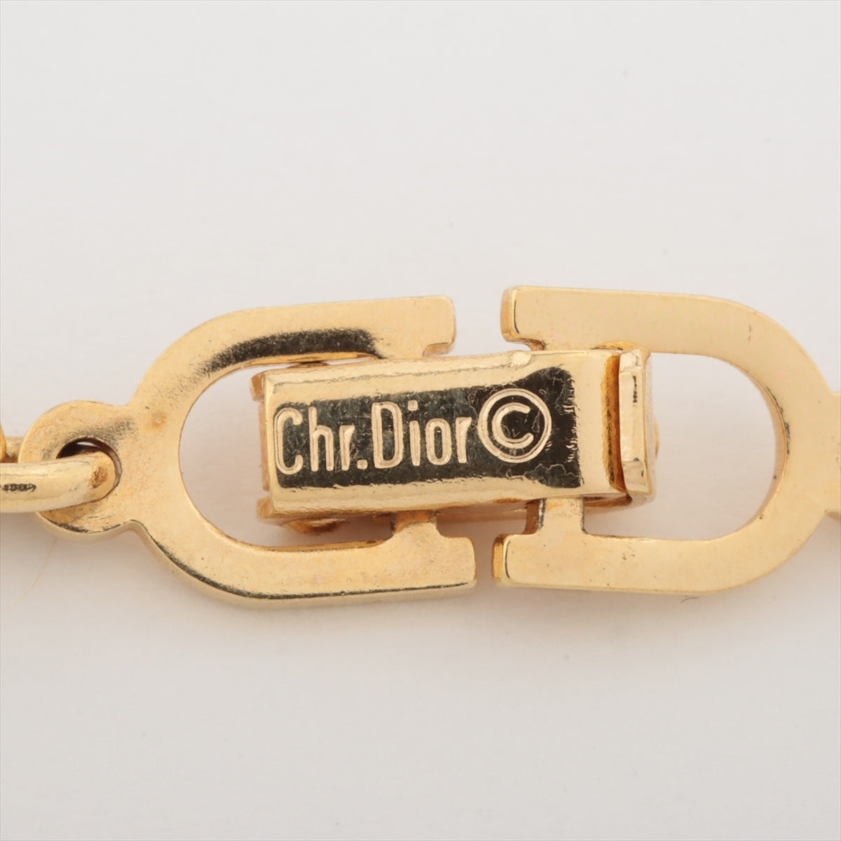 DIOR Bracelet GP Gold Rubbing scratches Losing luster