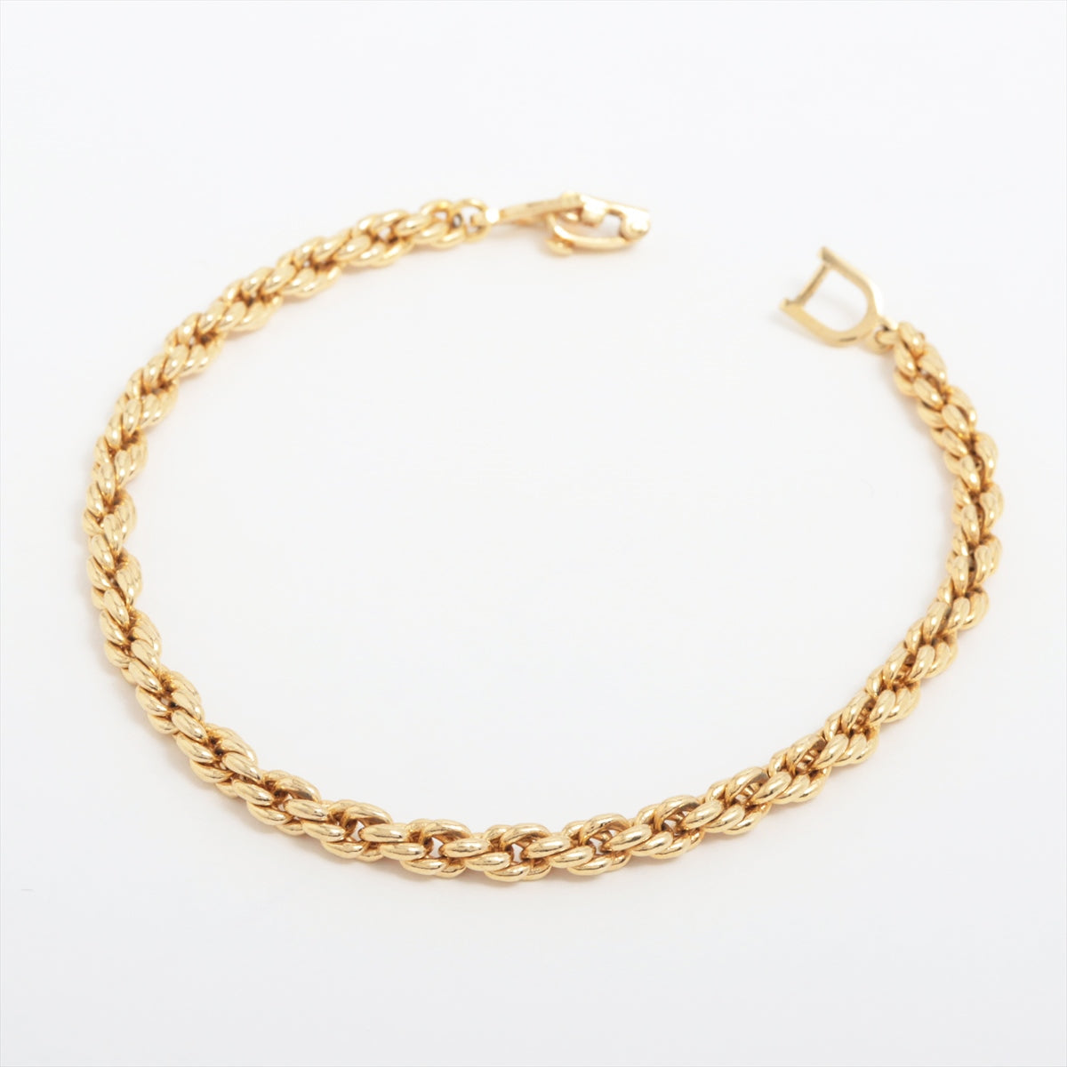 DIOR Bracelet GP Gold Rubbing scratches Losing luster