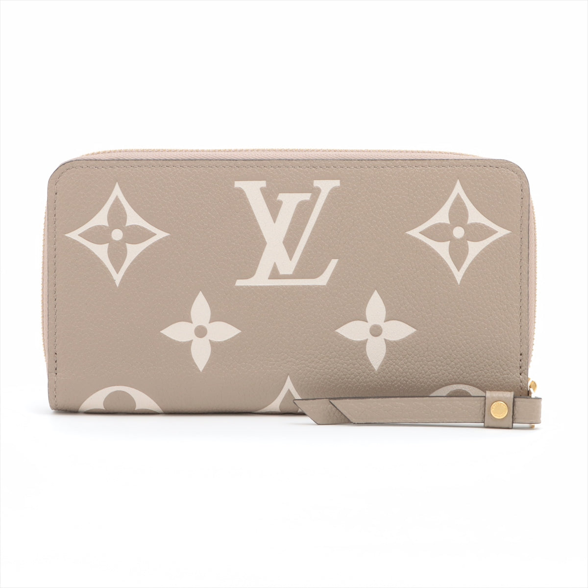 Louis Vuitton Bicolor Monogram Empreinte Zippy Wallet M69794 Tourtre-Claims Round-Zip-Wallet With RFID response