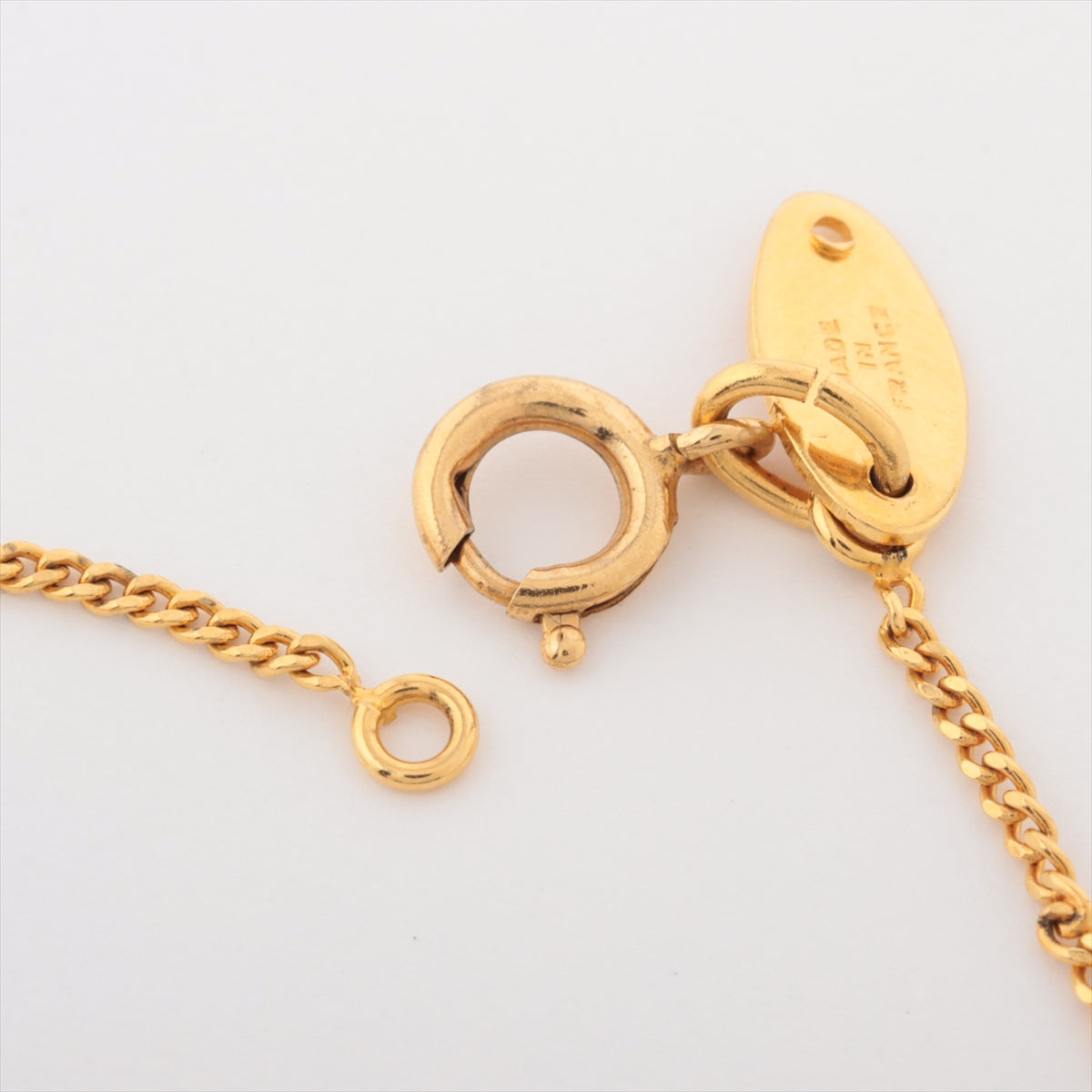 Chanel Coco Mark 1982 Bracelet GP×inestone Gold