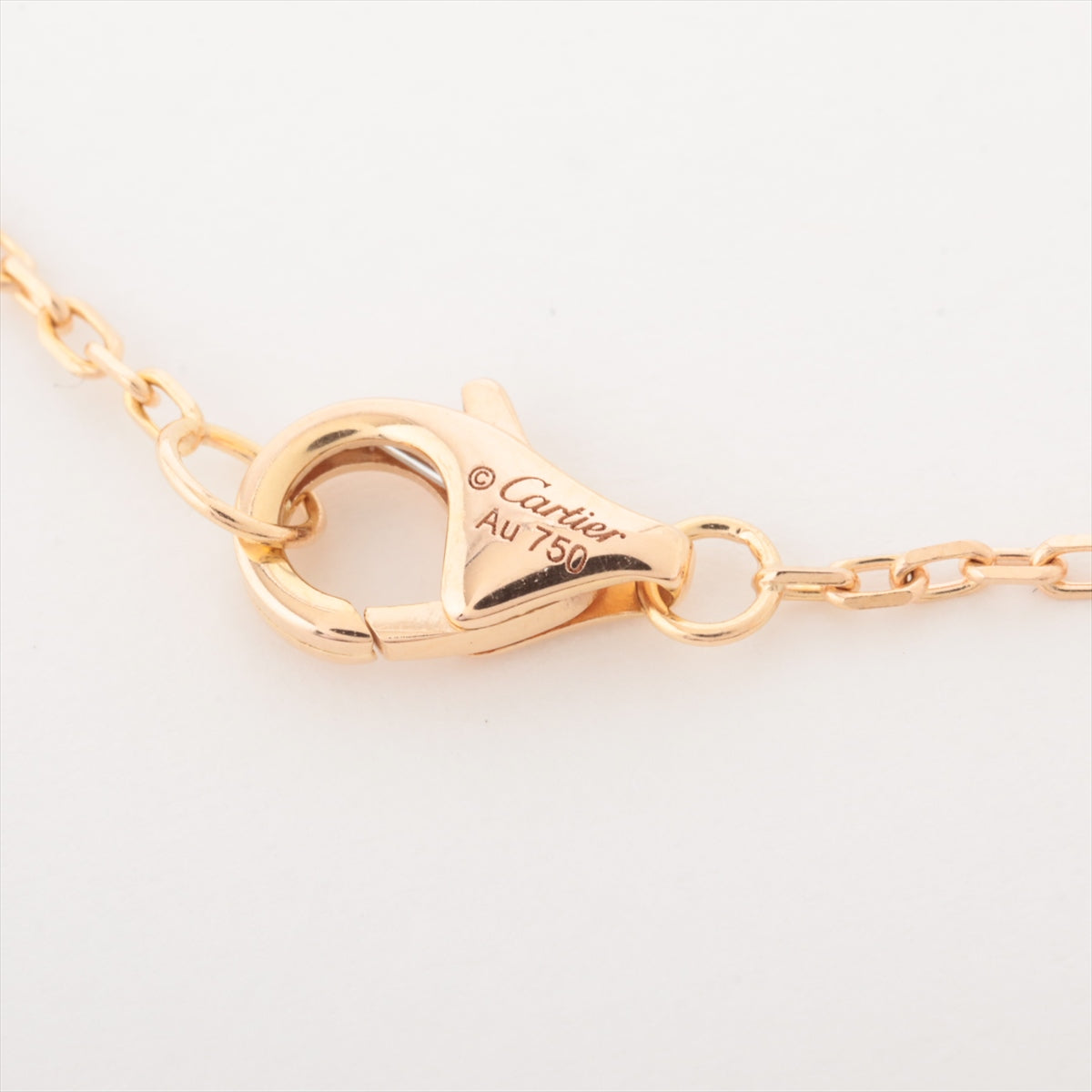 Cartier Baby Trinity Necklace 750(YG×PG×WG) 4.1g