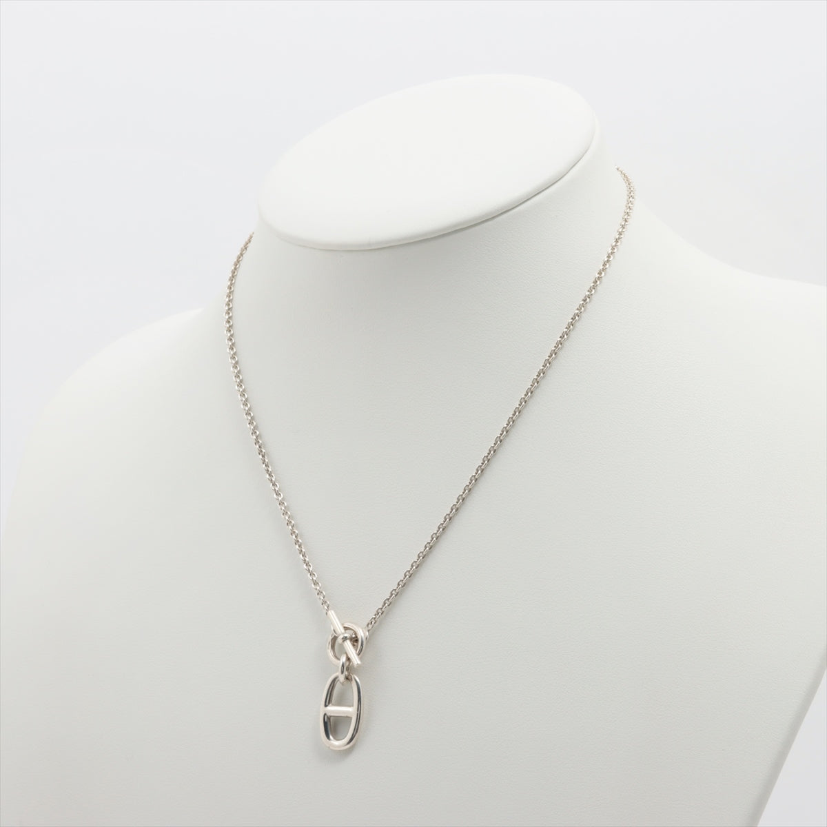 Hermès Chaîne d'Ancre Amulet Necklace 925 9.3g Silver