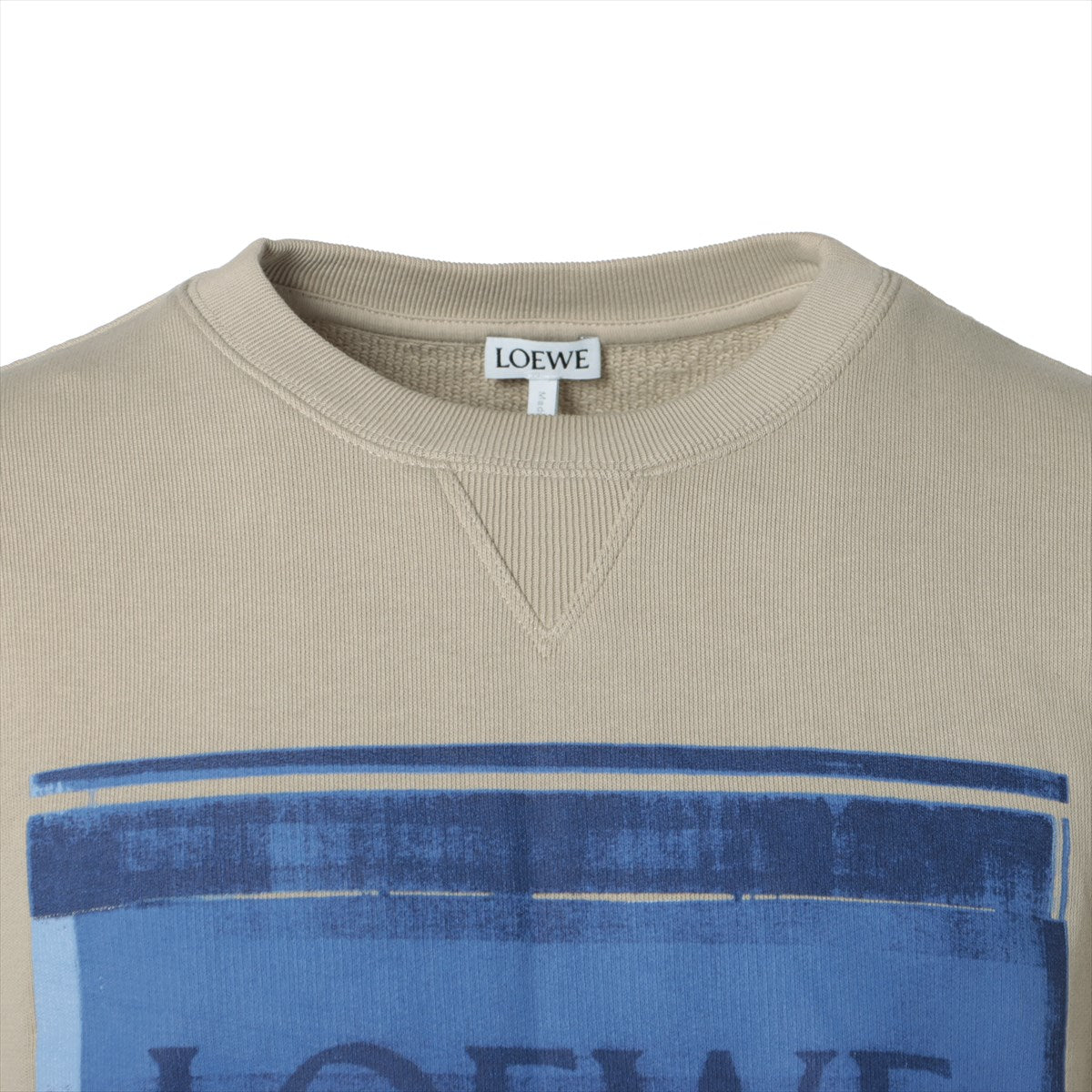 Loewe Anagram Cotton Basic knitted fabric M Men's Beige  H526Y24X11 photocopy