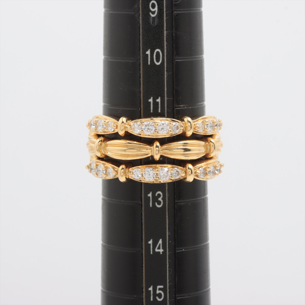 Tiffany diamond rings 750(YG) 8.6g