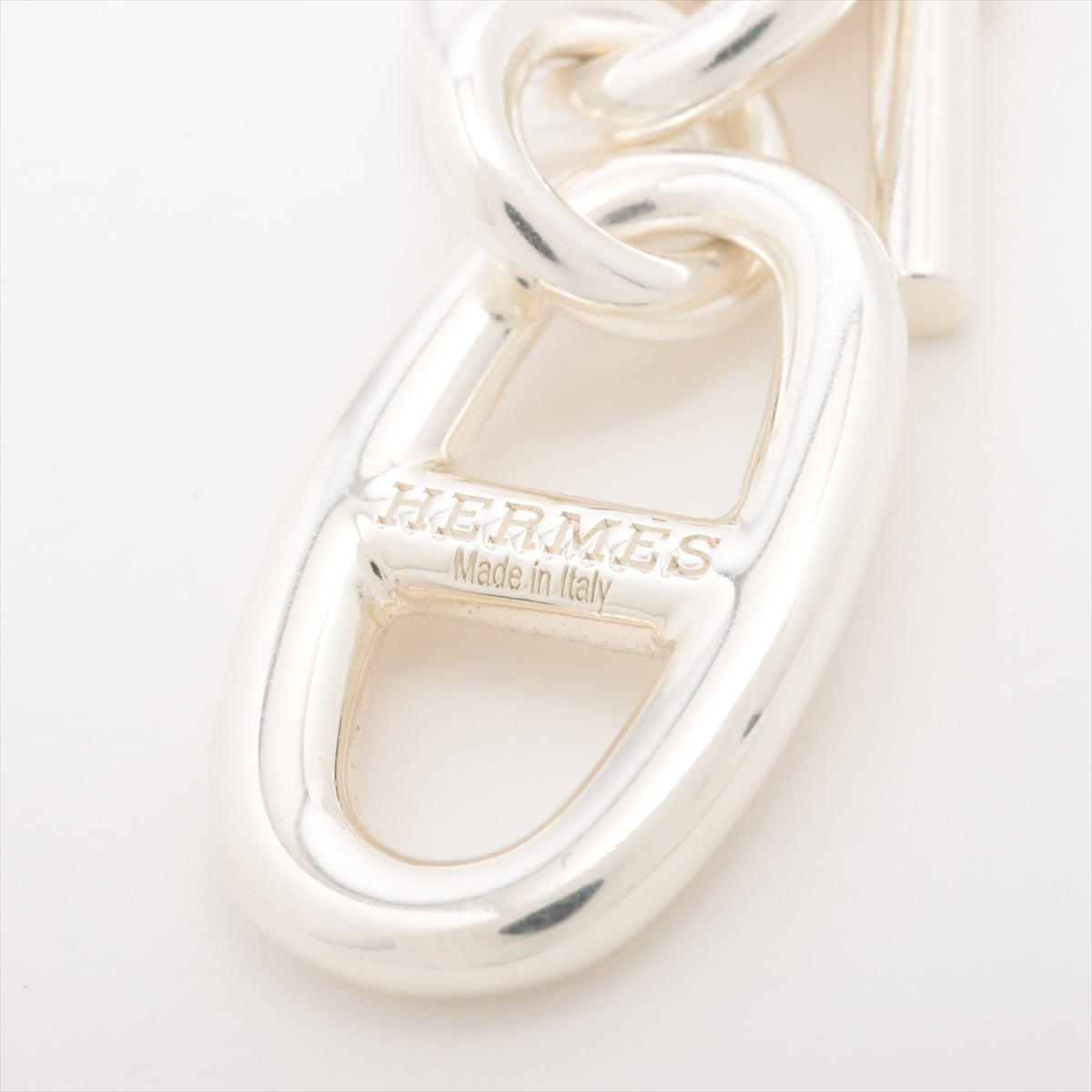 Hermès Chaîne d'Ancre Amulet Necklace 925 9.1g Silver