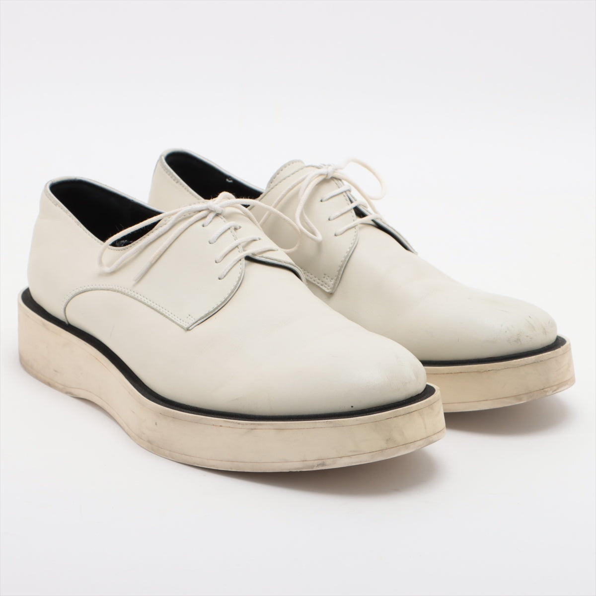 Bottega Veneta Leather Leather shoes 40 Men's White