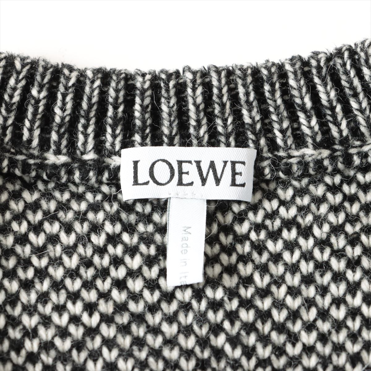 Loewe Anagram Alpaca Knit XS Men's Grey  H526Y14KDM