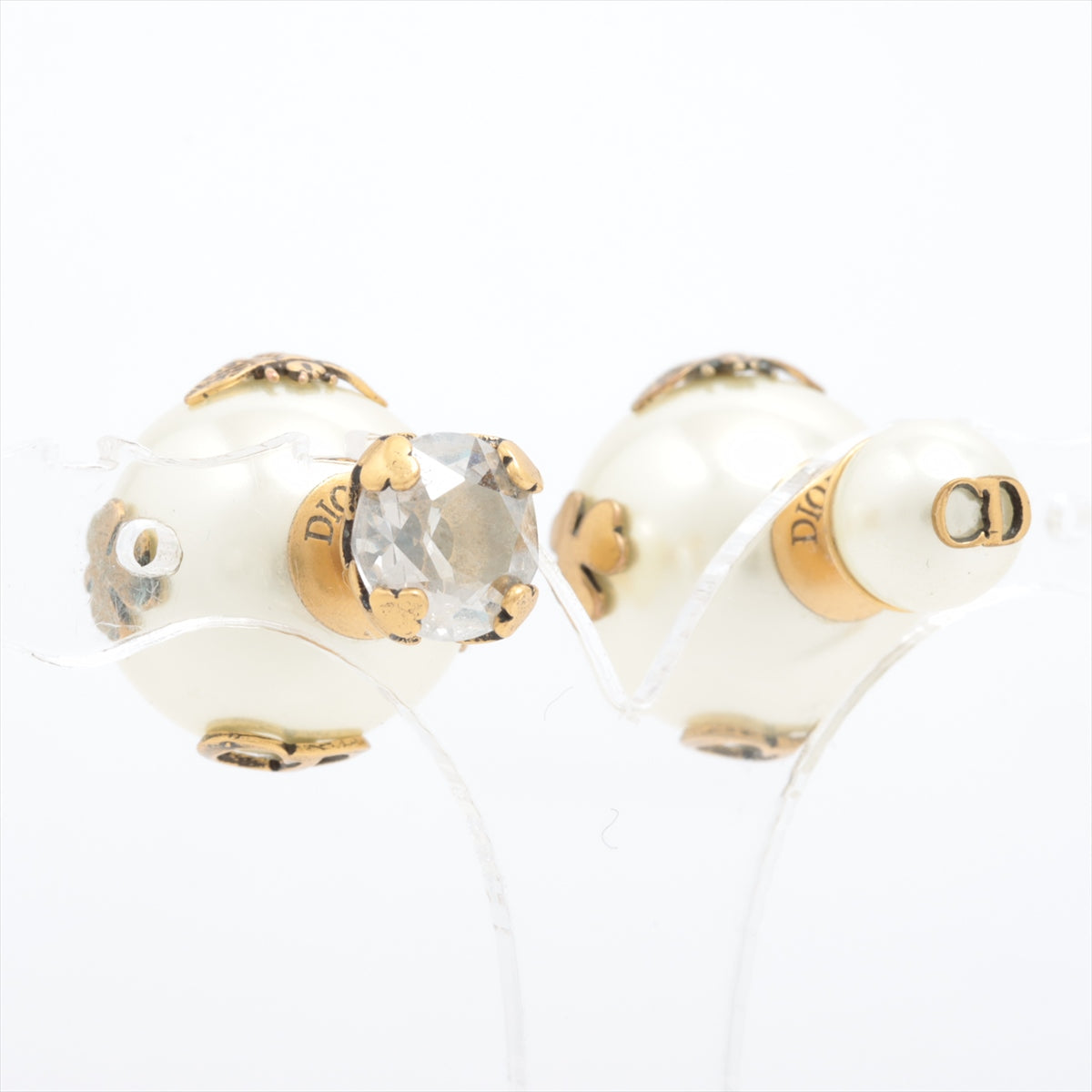 DIOR Dior Tribales  DIOR Tribal Piercing jewelry (for both ears) GP x Imitation pearl bronze