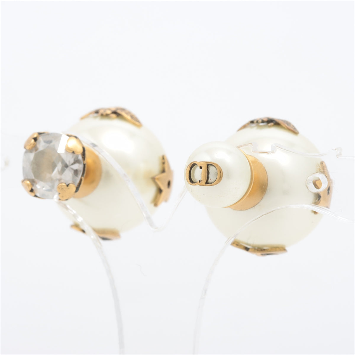 DIOR Dior Tribales  DIOR Tribal Piercing jewelry (for both ears) GP x Imitation pearl bronze