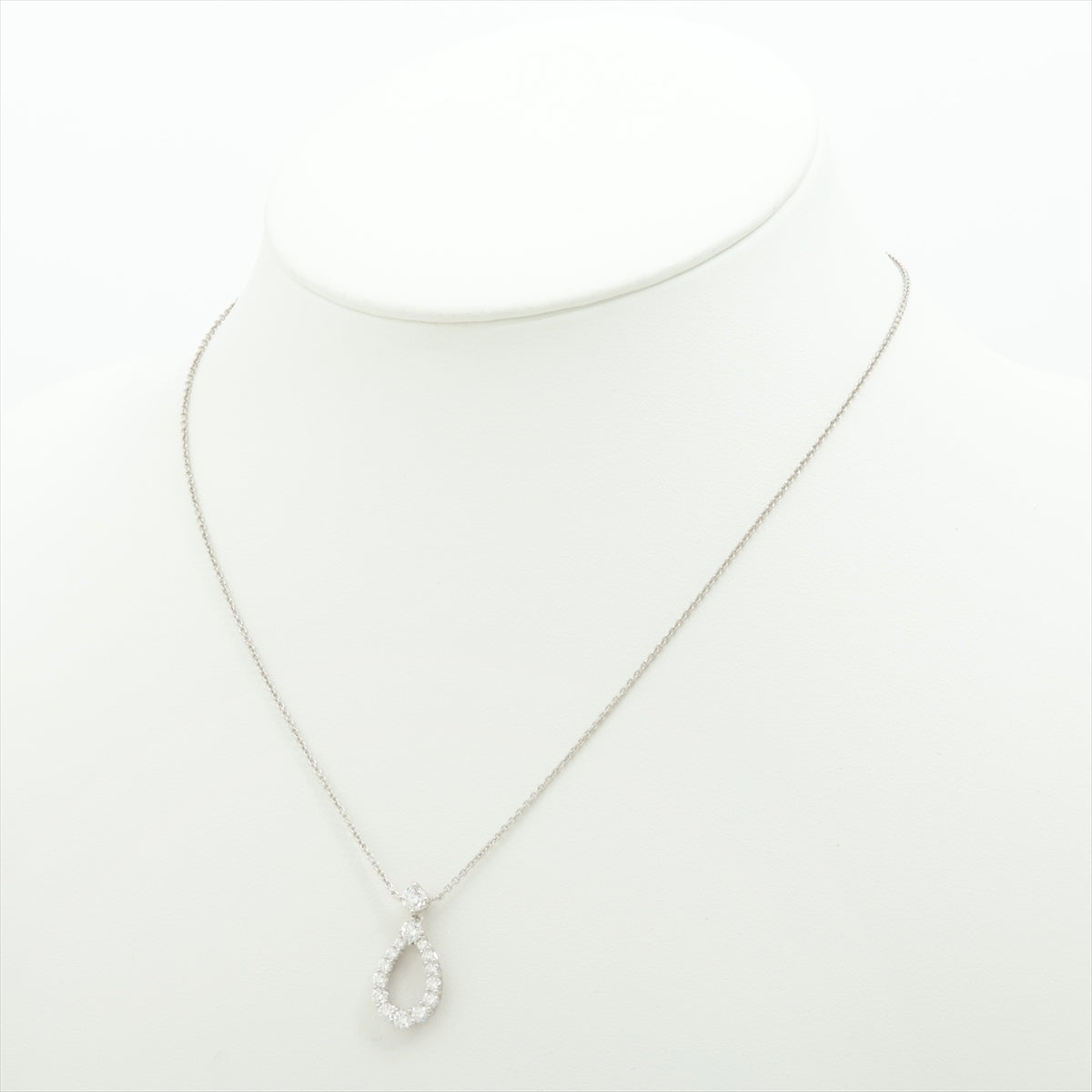 Harry Winston Loop Extra large diamond Necklace Pt950 4.9g PEDPPLXLLP
