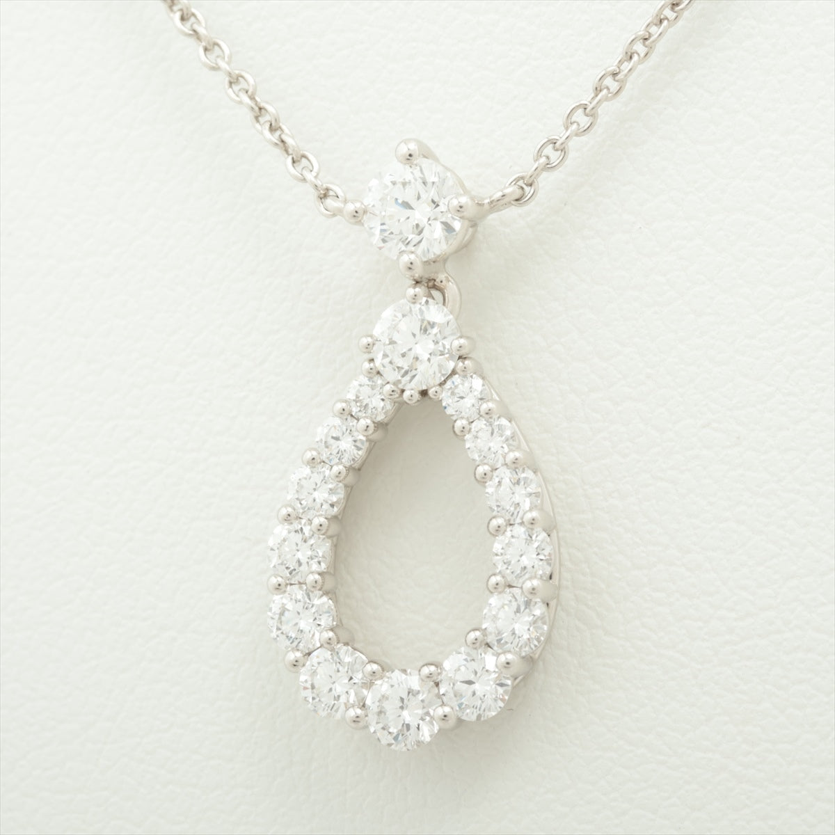 Harry Winston Loop Extra large diamond Necklace Pt950 4.9g PEDPPLXLLP