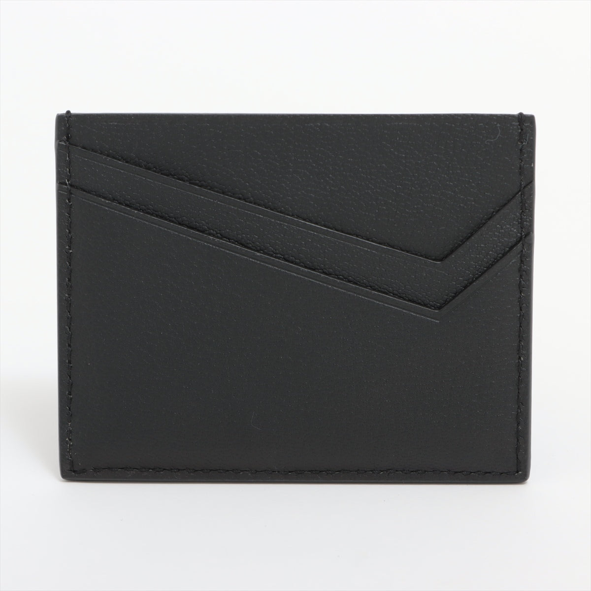 Tiffany Logo Leather Card case Black
