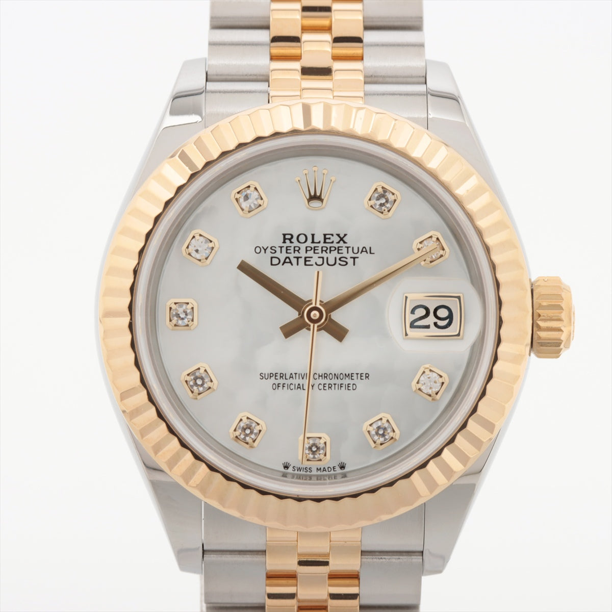 Rolex Datejust 279173NG SS×YG AT Shell-Face Extra Link 1