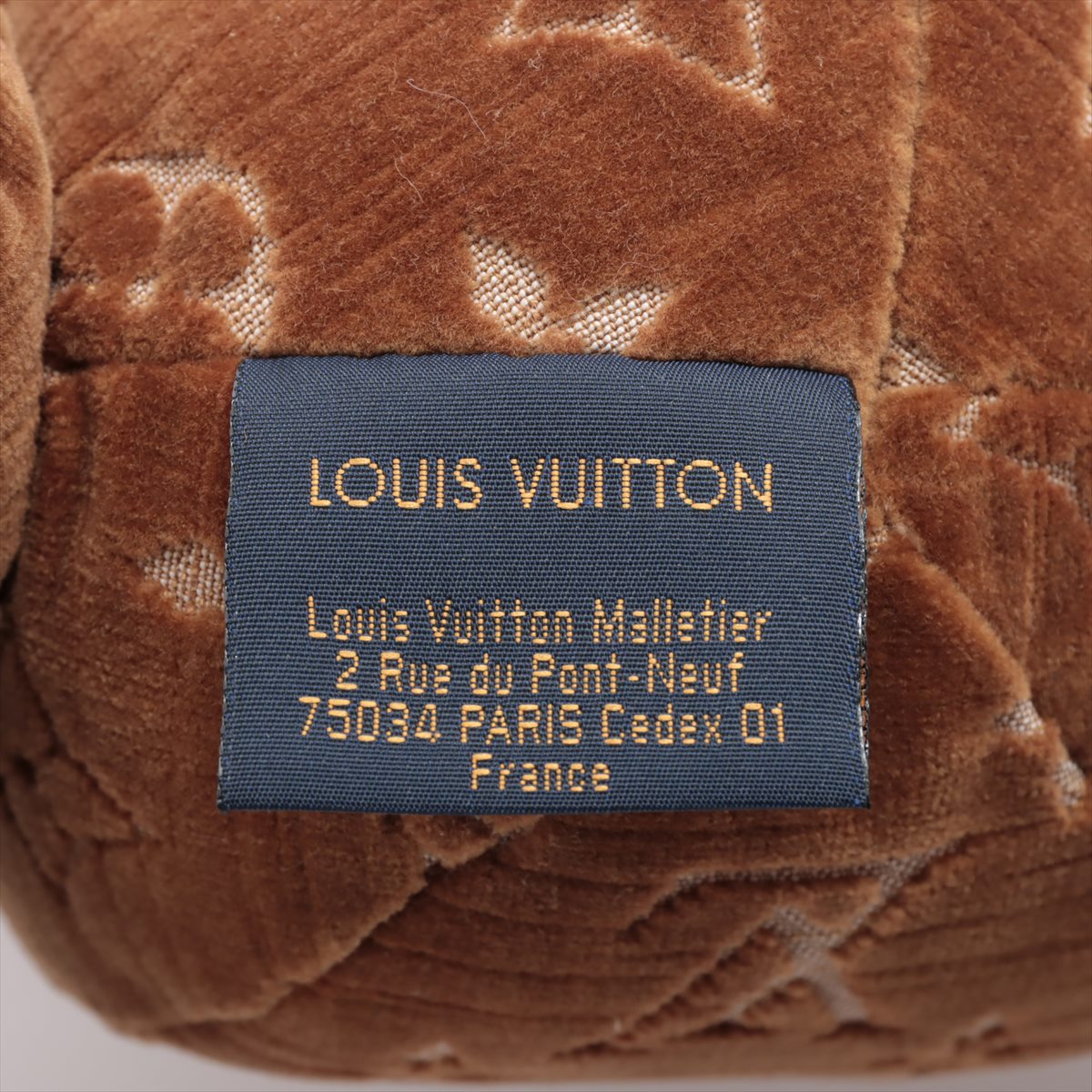 Louis Vuitton GI0739 Monogram Doudou Teddy Bear MP0291 Stuffed toy Velour Brown 2005&2020
