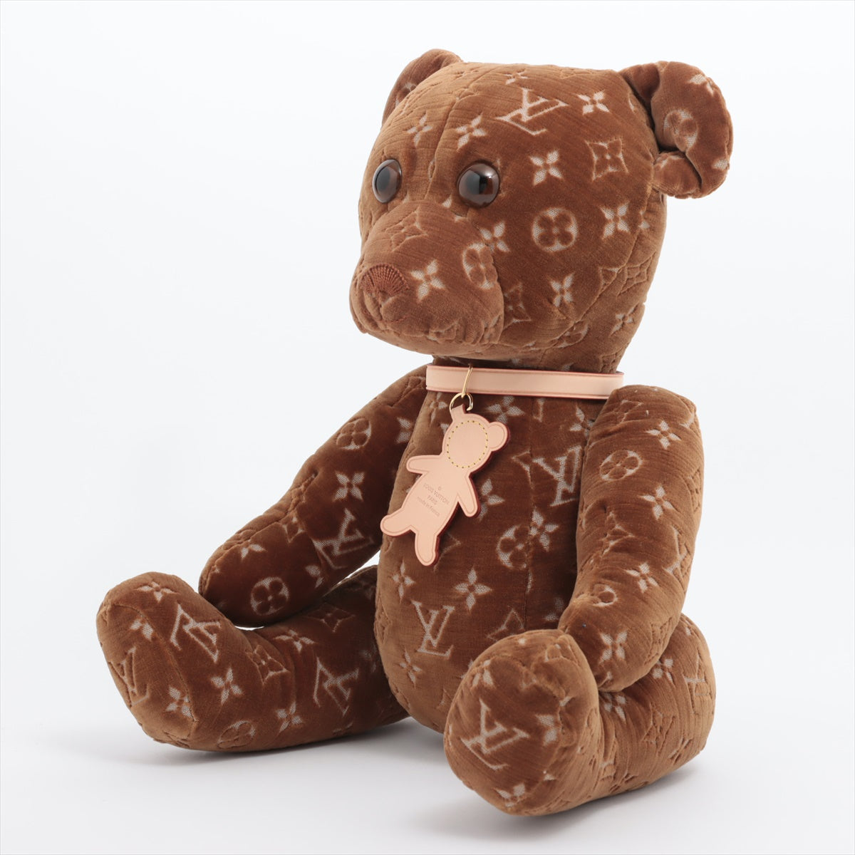 Louis Vuitton GI0739 Monogram Doudou Teddy Bear MP0291 Stuffed toy Velour Brown 2005&2020