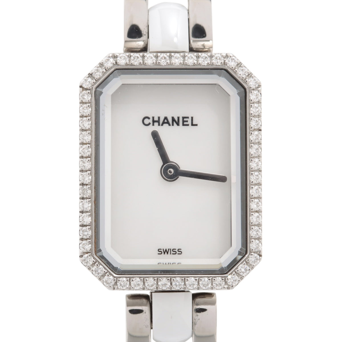 Chanel Premier H2132 SS×CE QZ White-Face Extra Link 1