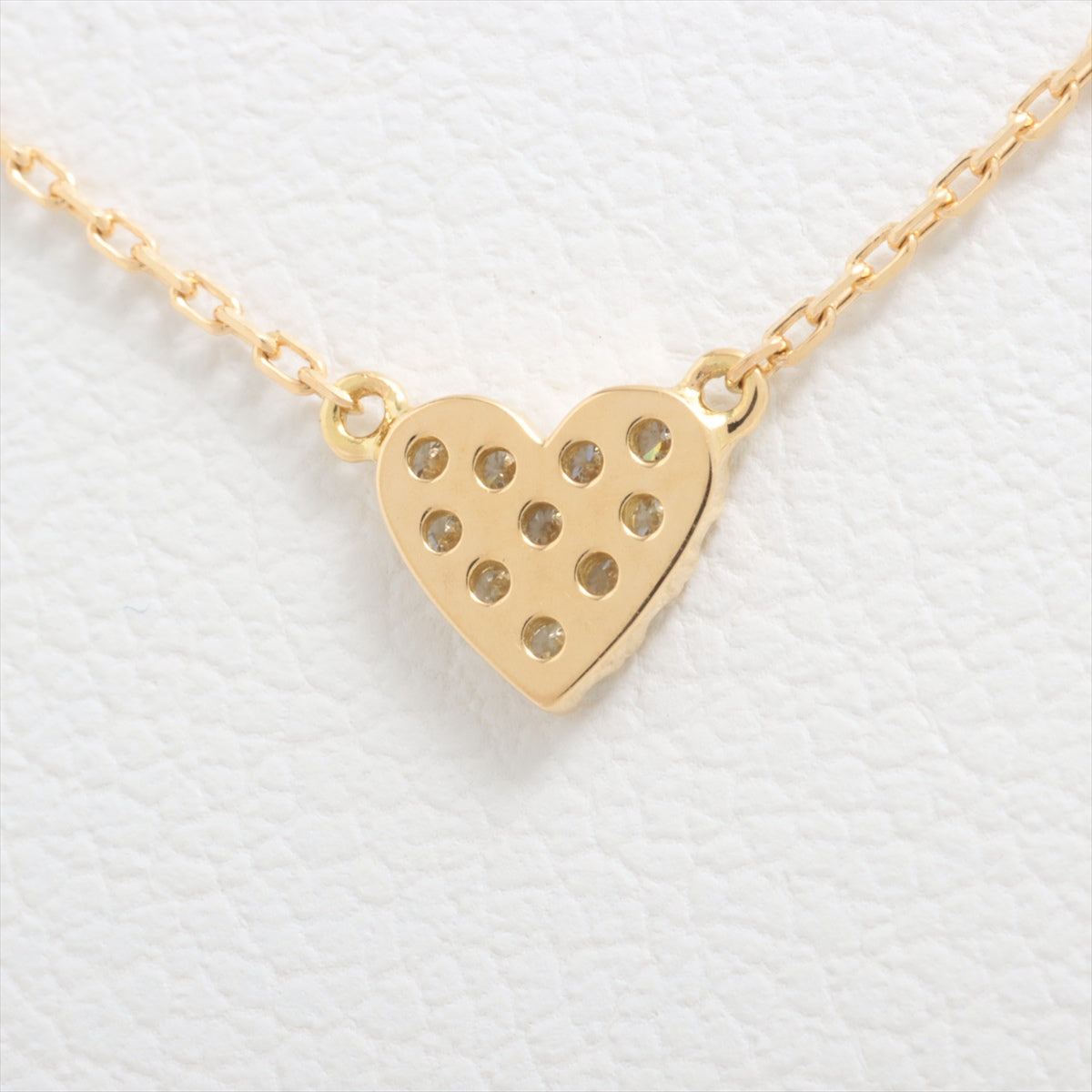 AHKAH Heart Pavé diamond Necklace 750(YG) 1.0g D0.05 VC0104010100